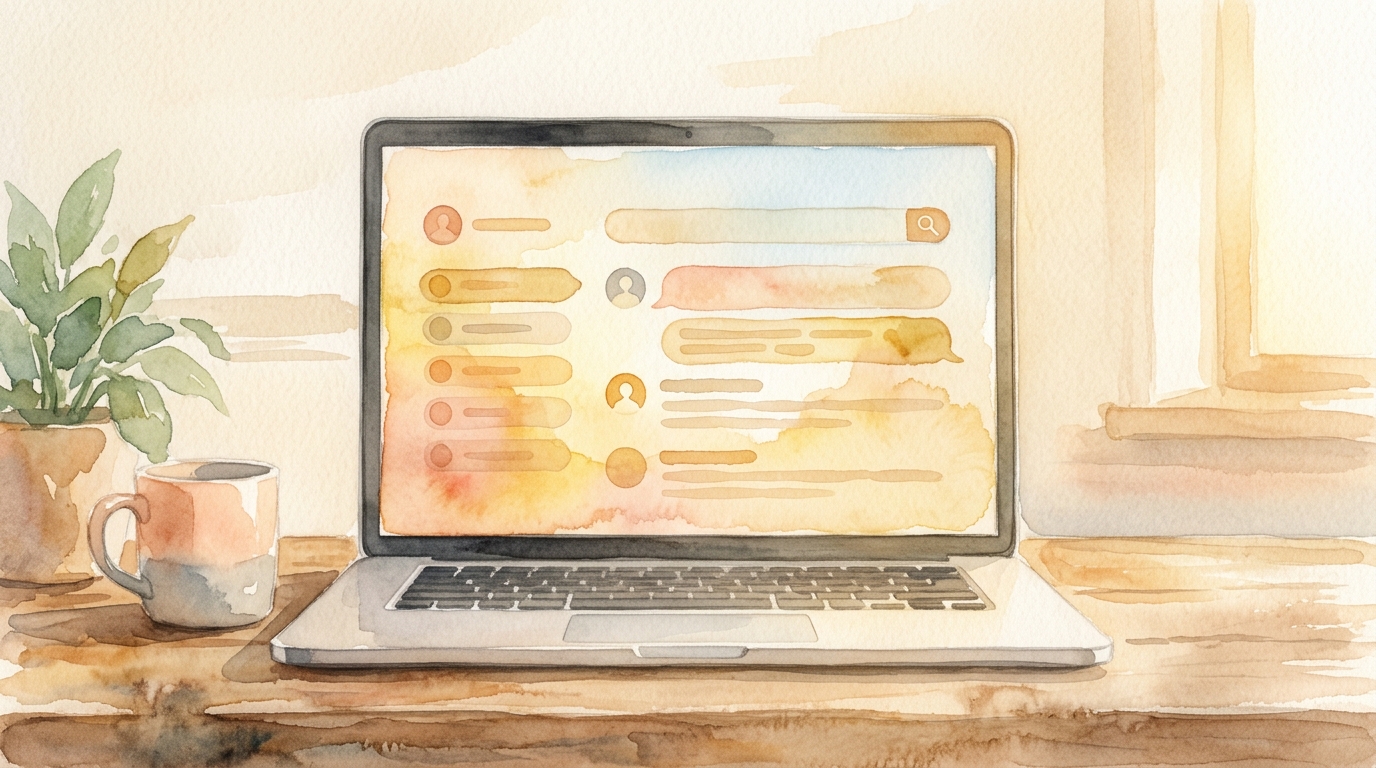 Close-up of laptop screen displaying Google’s “People Also Ask” feature
